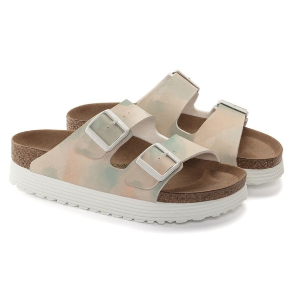 Birkenstock Arizona Flex Platform Sandals – Watercolor Pink/Blue (EU 37) NWT - Picture 6 of 8